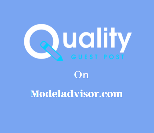 Guest Post on Modeladvisor.com