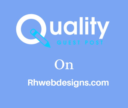 Guest Post on Rhwebdesigns.com