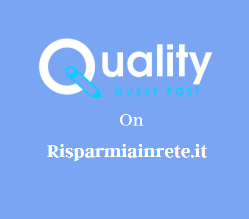 Guest Post on Risparmiainrete.it