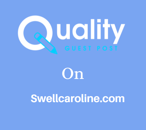 Guest Post on Swellcaroline.com