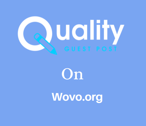 Guest Post on Wovo.org