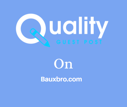 Guest Post on Bauxbro.com