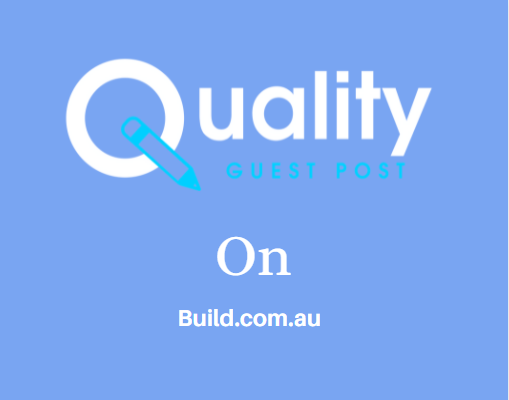 Guest Post on Build.com.au