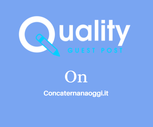 Guest Post on Concaternanaoggi.it
