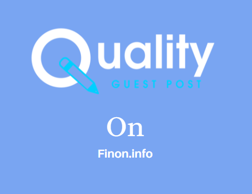 Guest Post on Finon.info