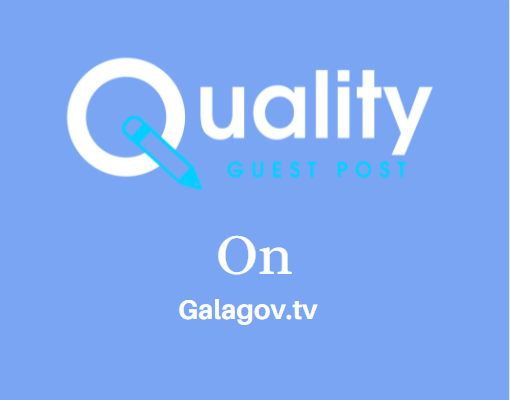 Guest Post on Galagov.tv