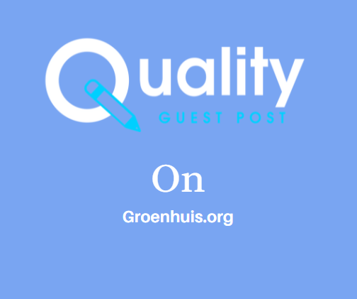Guest Post on Groenhuis.org