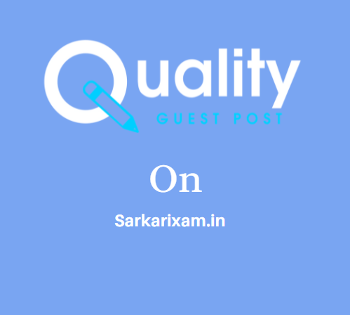 Guest Post on Sarkarixam.in